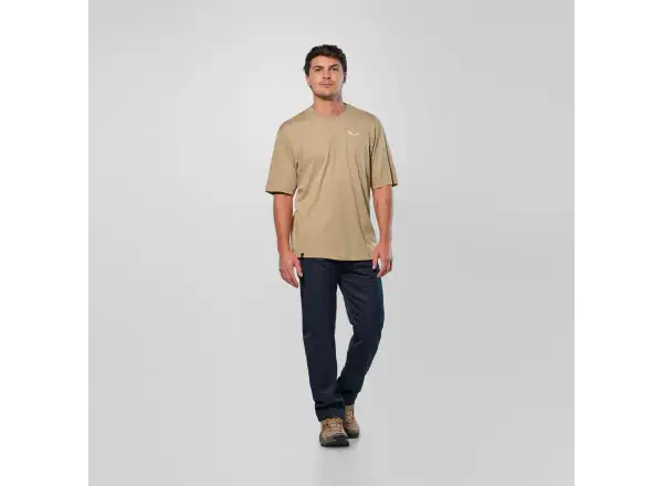 Salewa Eagle Glacier Loose T-shirt pánske tričko krátky rukáv Quicksand