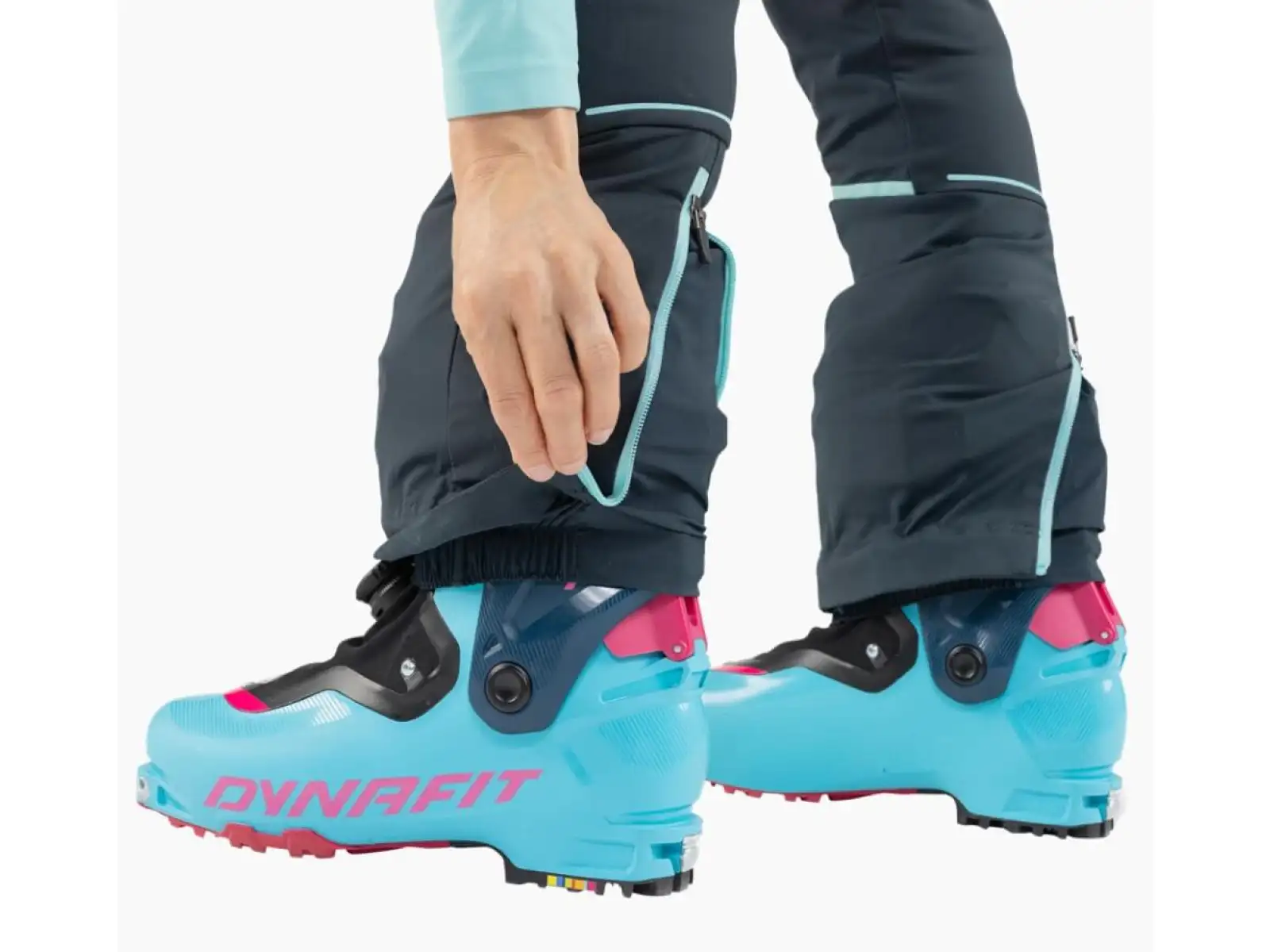 Dynafit Speed Dynastretch Dámske nohavice Black Out/Pink Glo