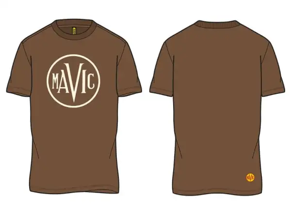Mavic Heritage Logo pánske tričko krátky rukáv Bronze