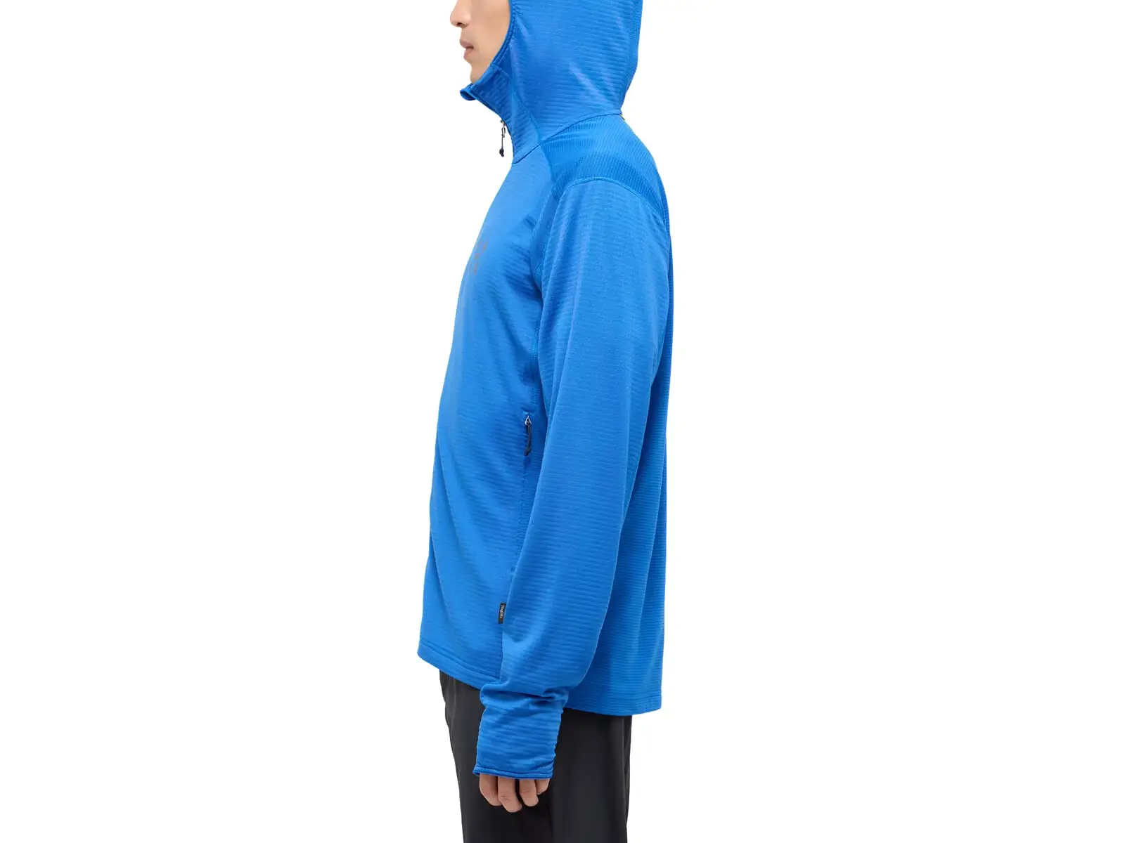 Haglöfs L.I.M Mid Multi Hood pánska mikina s kapucňou modrá