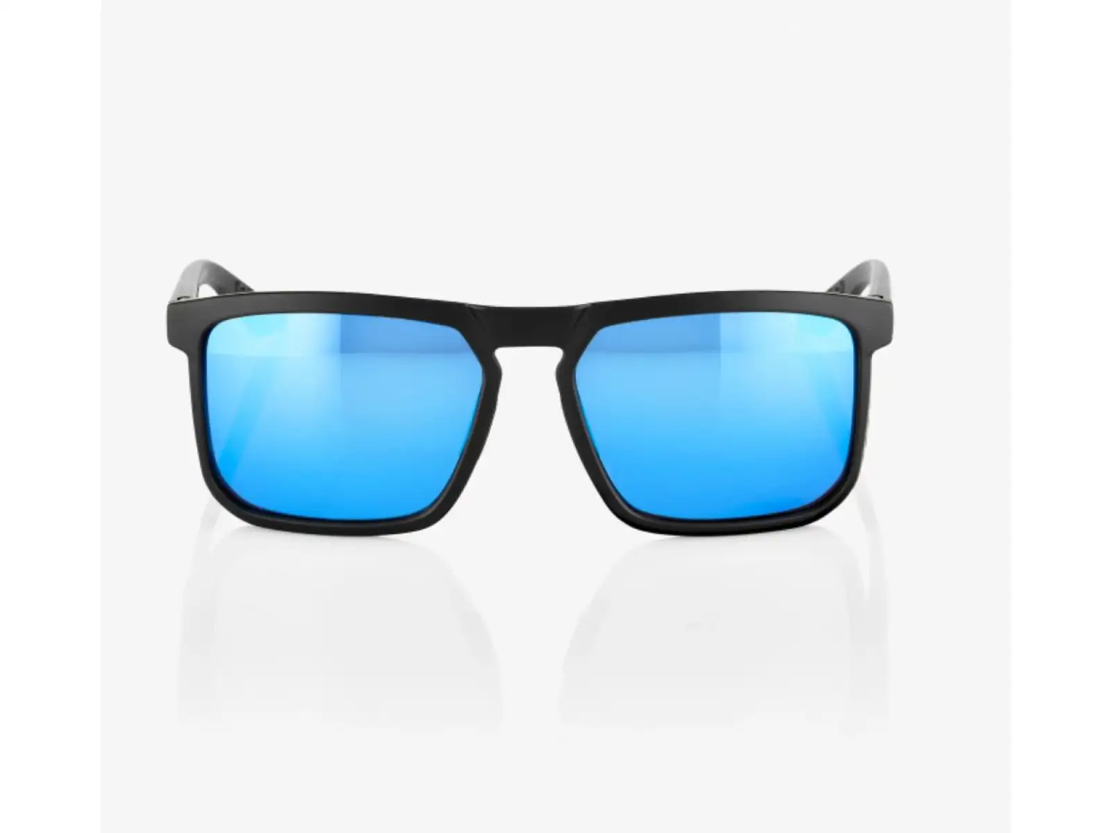 100% Renshaw okuliare Matte Black/HiPER Blue Multilayer Mirror Lens