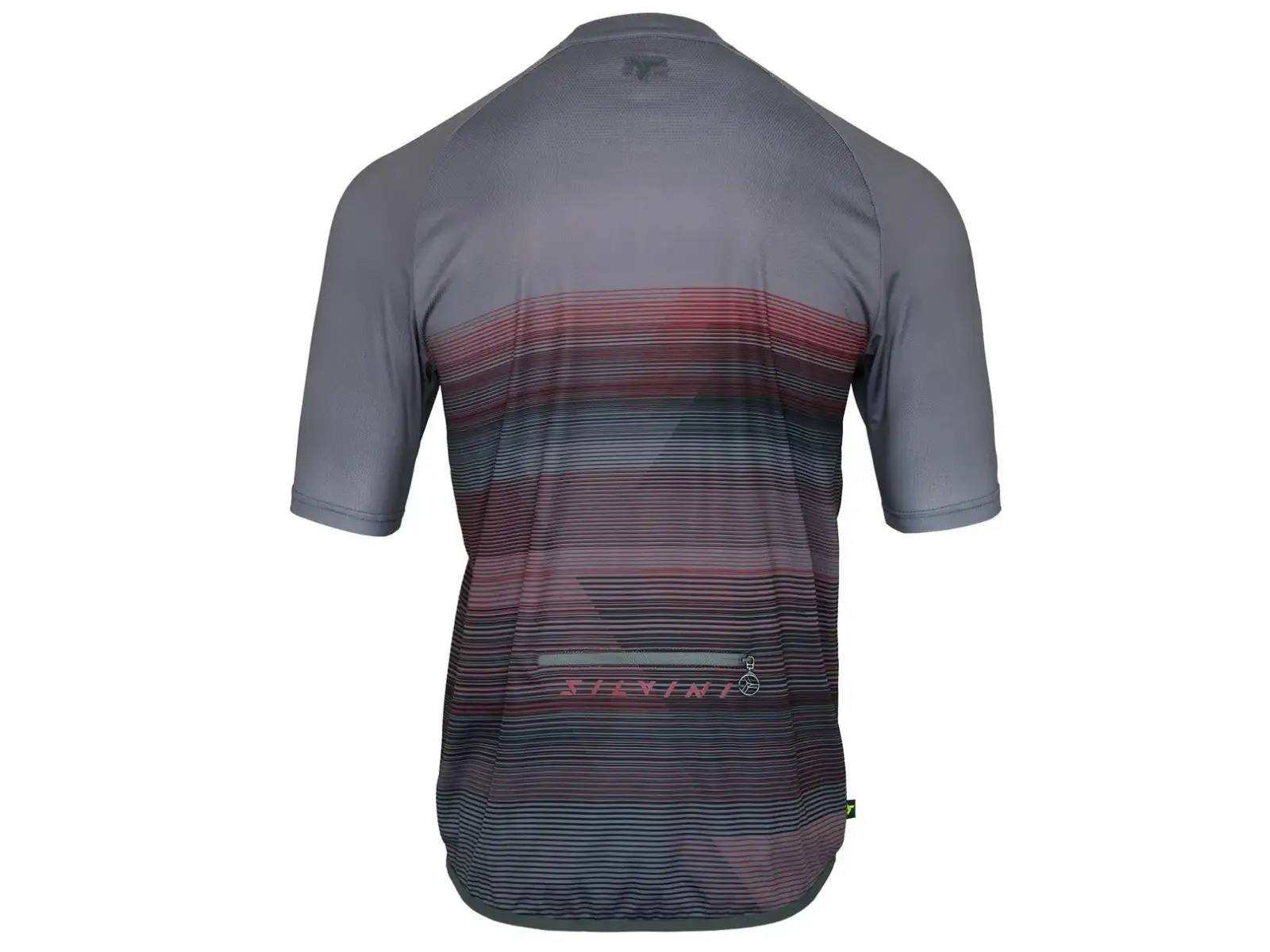Silvini Turano pánsky voľný dres krátky rukáv Grey/Merlot