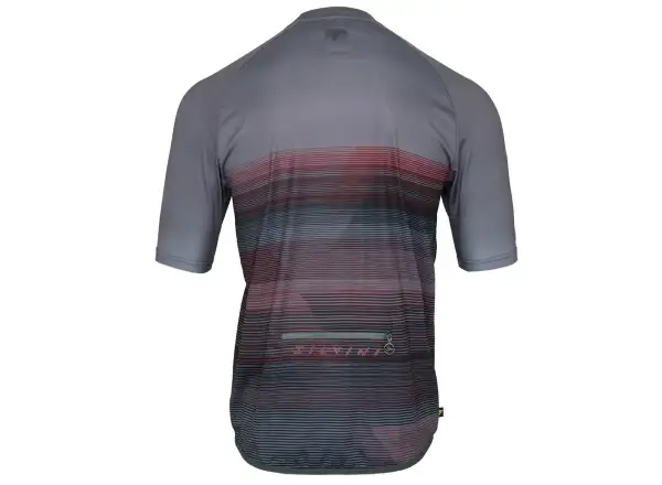 Silvini Turano pánsky voľný dres krátky rukáv Grey/Merlot