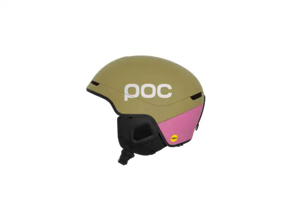 POC Obex Contour lyžiarska prilba Olivine Green Matt/Thulite Pink Matt
