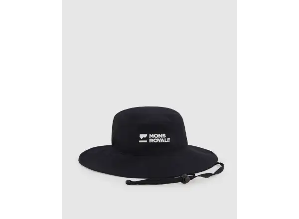 Mons Royale Velocity Bucket Hat turistický klobúk čierny