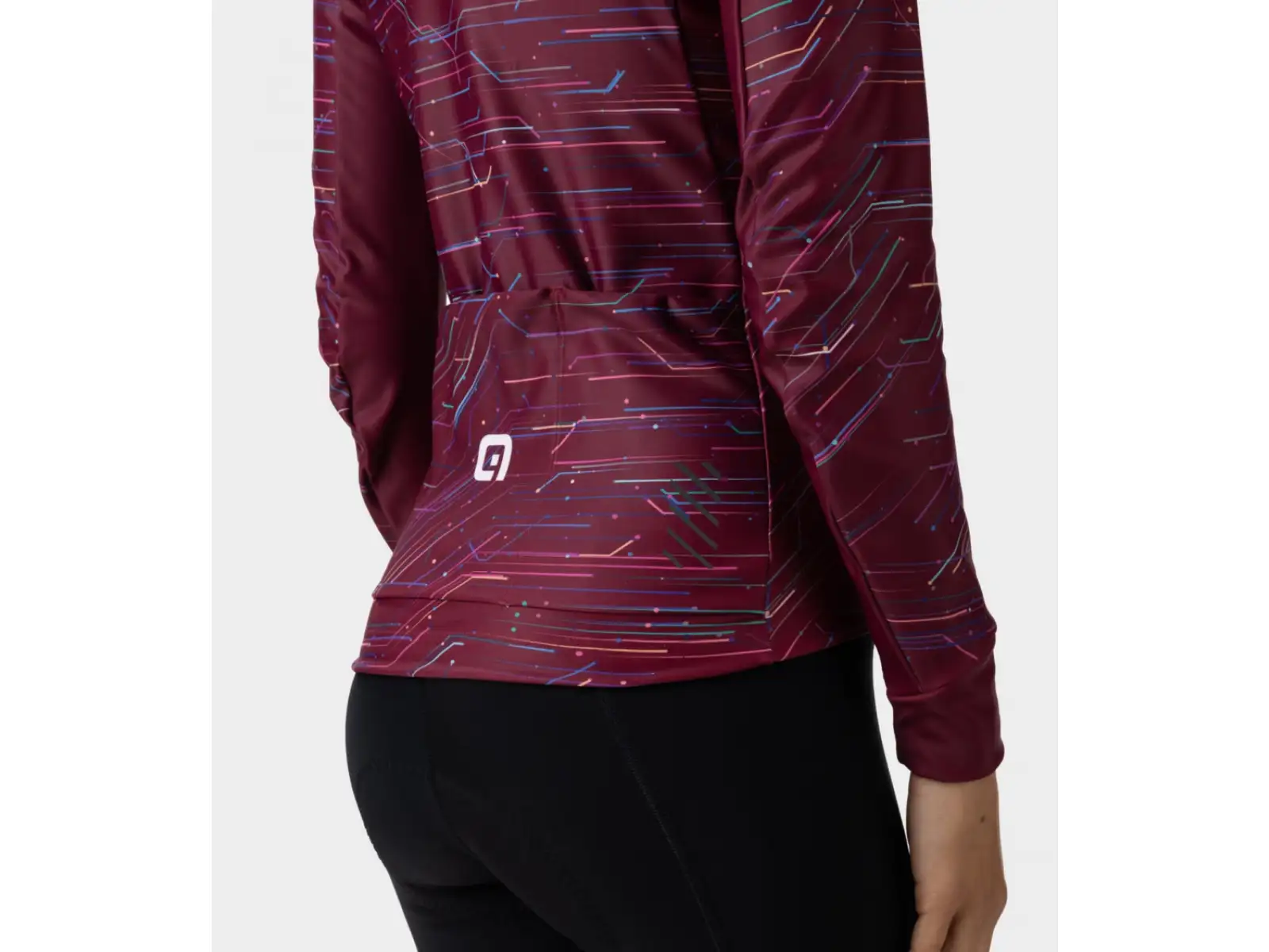 Alé Byte PR-E dámsky dres dlhý rukáv Bordeaux
