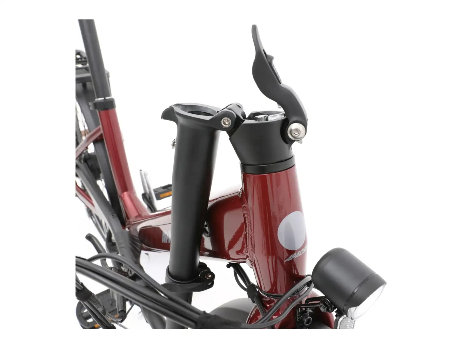 Apache Tanka 24 RX skladací elektrobicykel 363 Wh S/M bordová