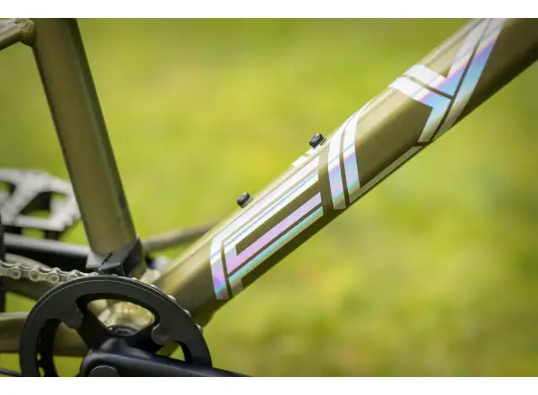 Superior F.L.Y. 24 VB Matte Olive Metallic/Hologram Chrome Detský horský bicykel