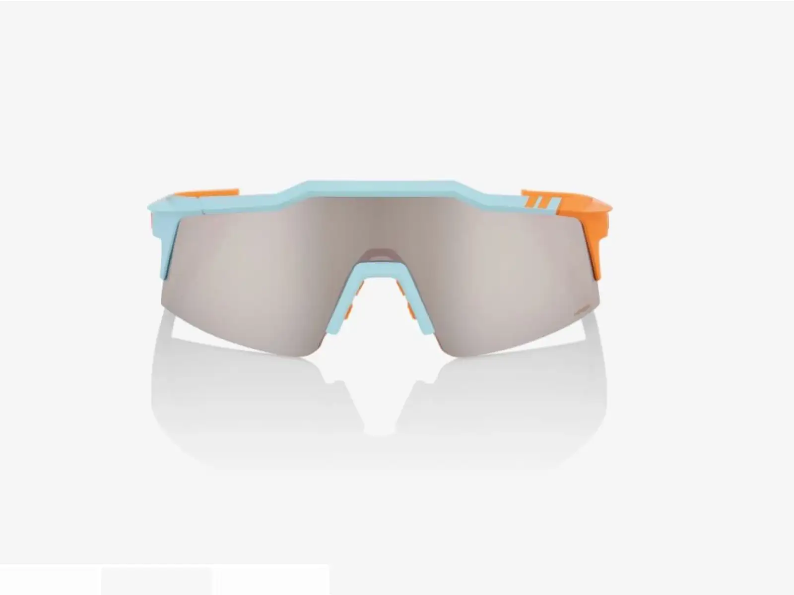 100% SPEEDCRAFT SL okuliare so zrkadlovými sklami modrá/oranžová/strieborná