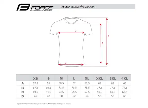 Force Angle MTB pánsky dres krátky rukáv fluo/modrá