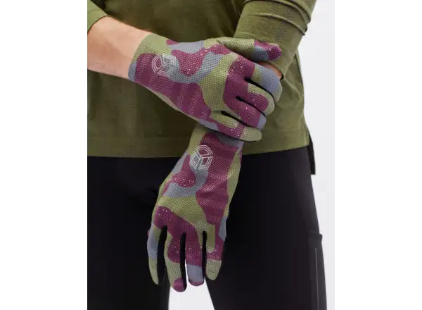 Silvini Saltaro pánske rukavice Plum/Olive