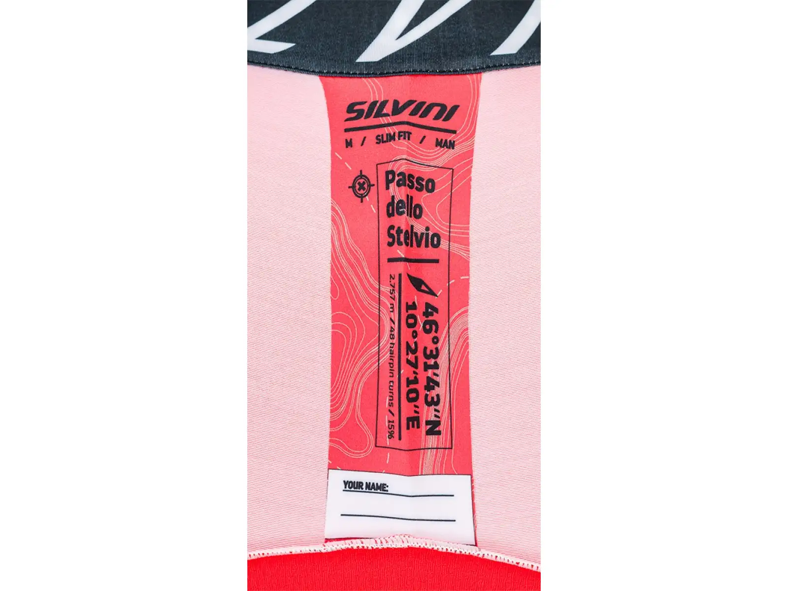 Silvini Stelvio pánsky dres s krátkym rukávom ruby/black