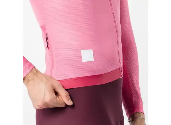 Castelli Giro 109 Corretto pánsky dres dlhý rukáv Rosa Giro