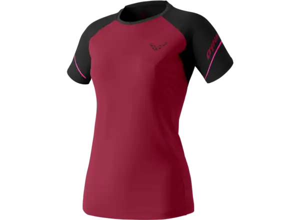 Dynafit Alpine Pro W dámske bežecké tričko black out BEET RED