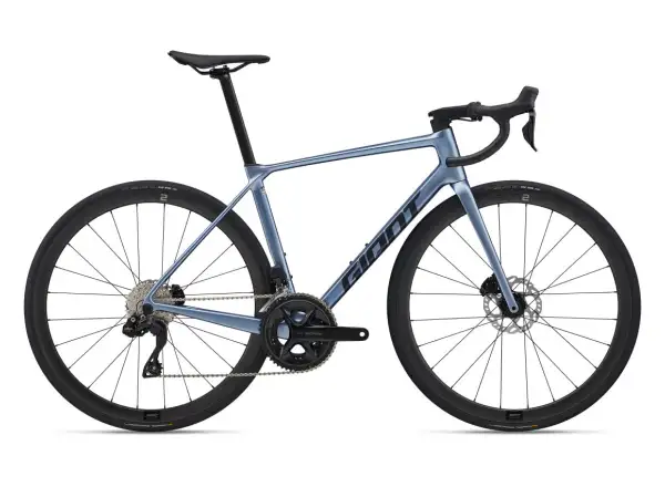 Giant TCR Advanced 0 PC cestný bicykel Frost Silver