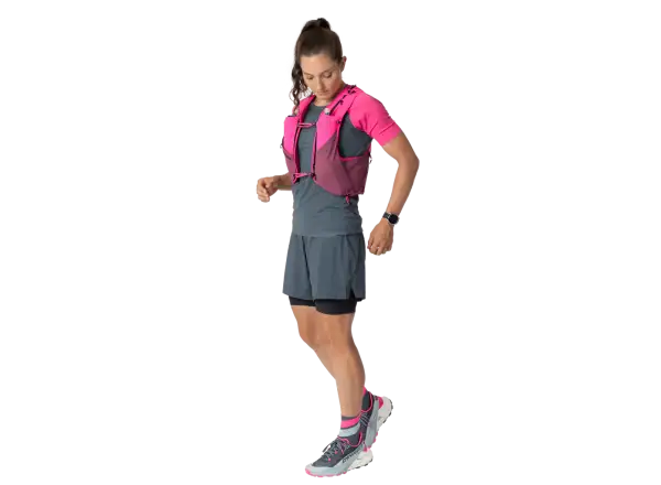 Dynafit Alpine 8 l bežecká vesta Pink Glo/Amaranth