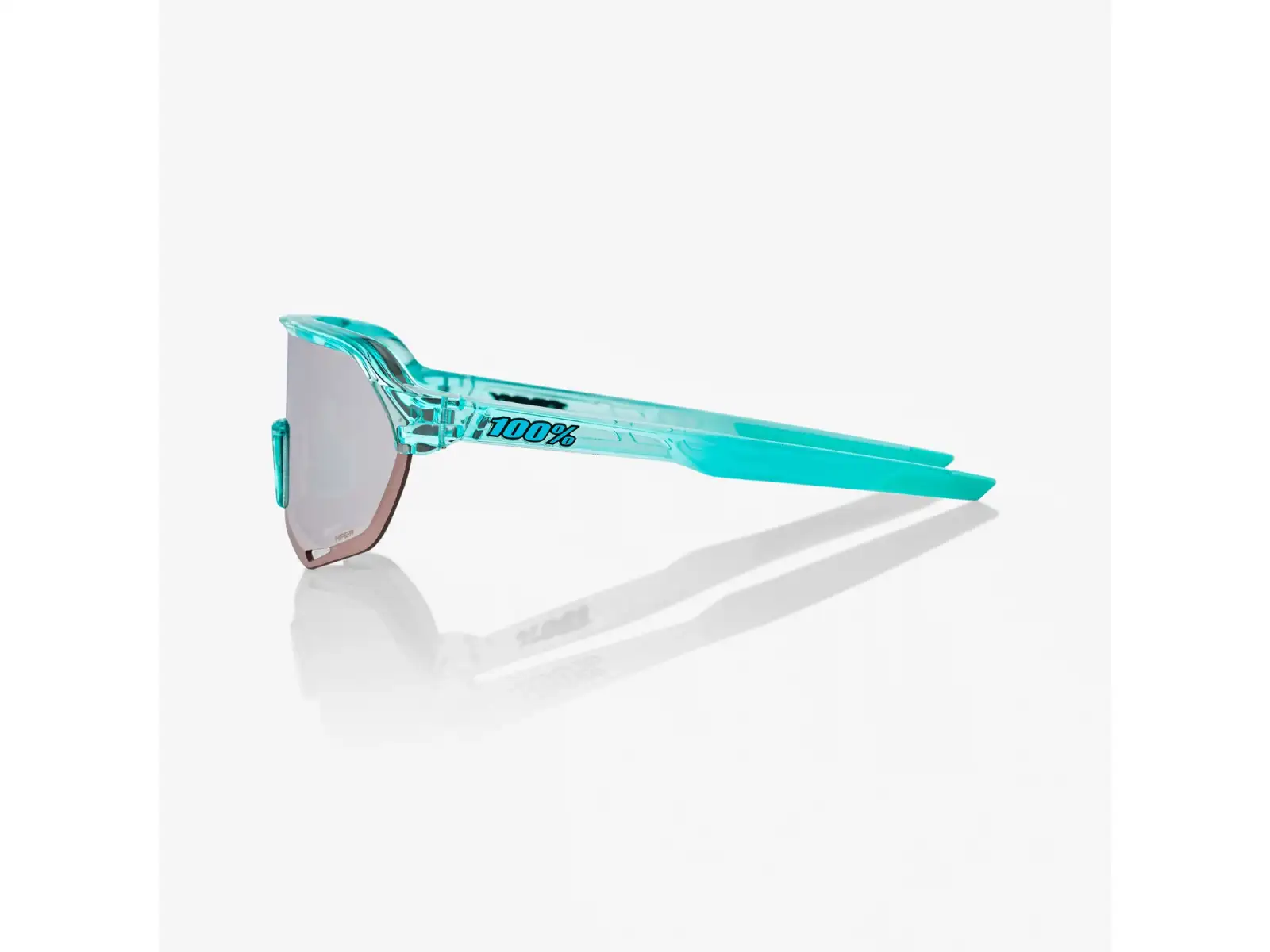 100% S2 okuliare HiPER Polished Translucent Mint/Silver Mir