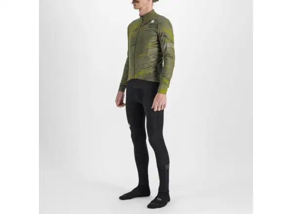 Sportful Cliff Supergiara pánsky dres s dlhým rukávom beetle guacamole black