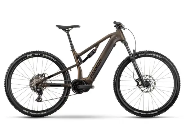 Raymon Trailray 120 Pro celoodpružený elektrobicykel Tenmokubrown