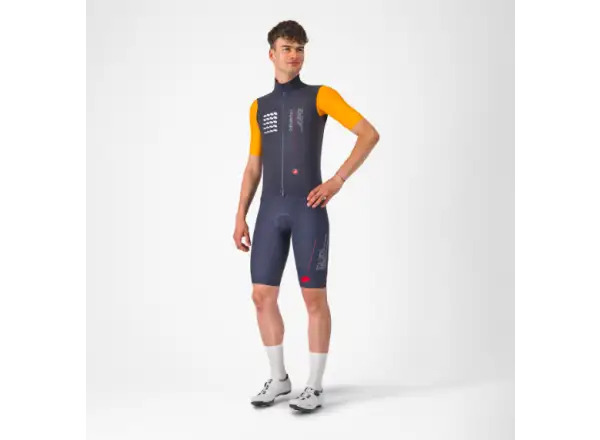 Castelli Espresso R-A/D pánska vesta Smoky Gray
