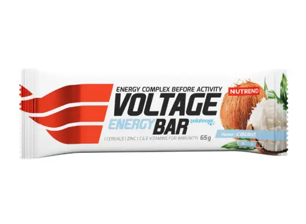 Nutrend tyčinka Voltage Energy Cake 65g kokos