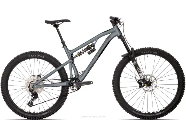 Rock Machine Blizzard 50-297 matte grey/black 29"/27,5" horský bicykel