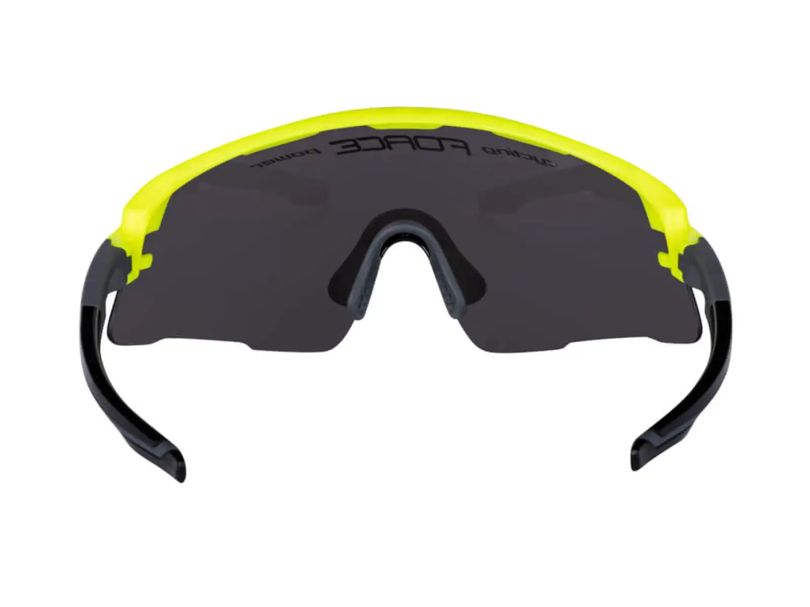 Force Ambient cyklistické okuliare fluo/sivé, čierne zrkadlové sklá