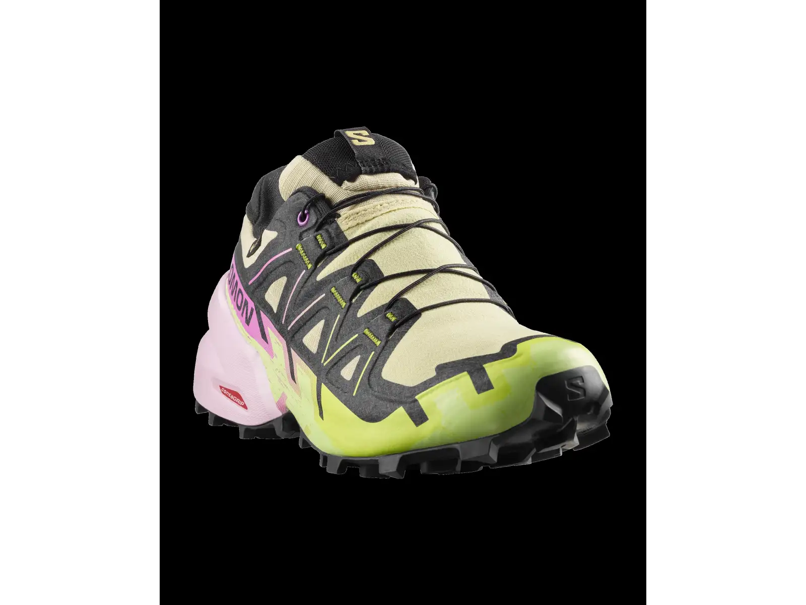 Salomon Speedcross6 GTX dámska bežecká obuv Bog/Dawn Pink/Acid Lime