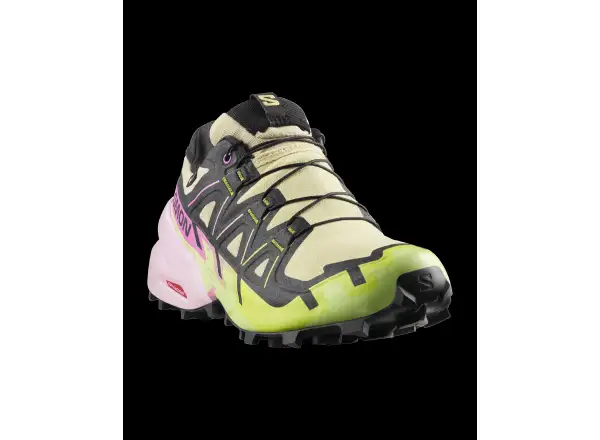 Salomon Speedcross6 GTX dámska bežecká obuv Bog/Dawn Pink/Acid Lime