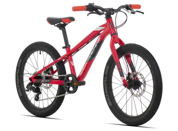 Rock Machine Blizz 20 MD detský bicykel Gloss červená/biela/čierna