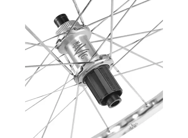 Mavic Ksyrium SL Heritage disc CL vypletené kolesá orech Shimano HG11 strieborná
