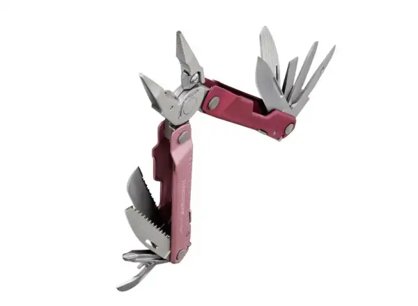 Leatherman Rebar Heathered multitool Cranberry