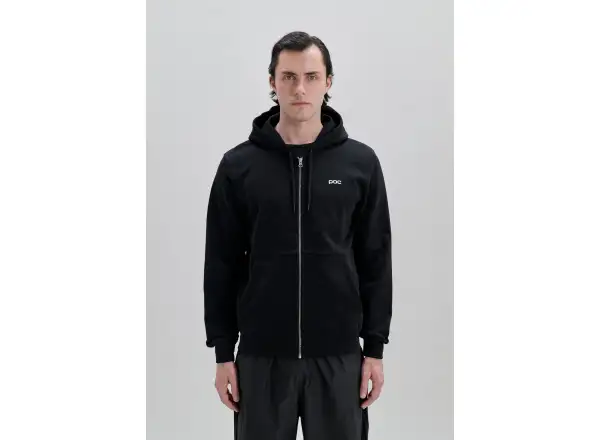 POC Zip Hoodie mikina na zips s kapucňou Uranium Black