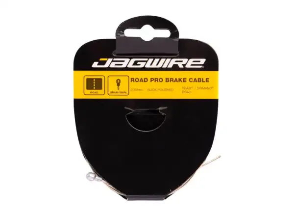 Jagwire Pro leštené brzdové lanko 1,6 mm/2000 mm Shimano/Sram