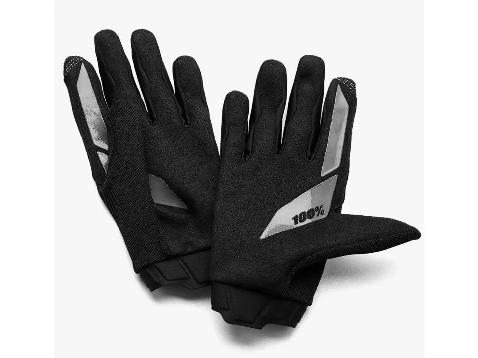 100% Ridecamp Dámske rukavice Black/Charcoal