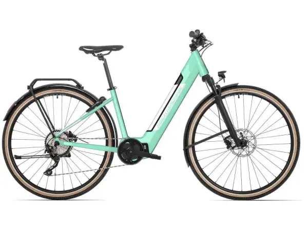 Rock Machine Crossride INT e425 Lady Touring elektrobicykel Light Mint/White