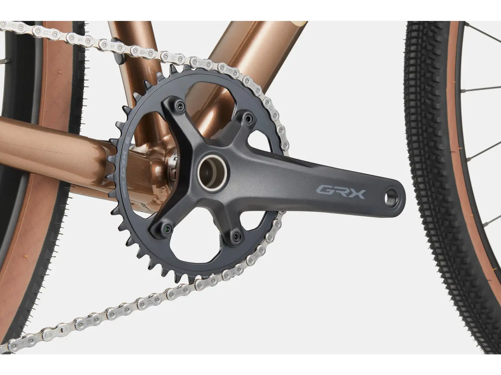 Cannondale Topstone CAAD 1 GRX 1X gravel bicykel Platinum Bronze