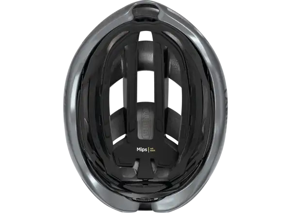 Abus AirBreaker 2.0 MIPS cestná prilba Graphite Silver