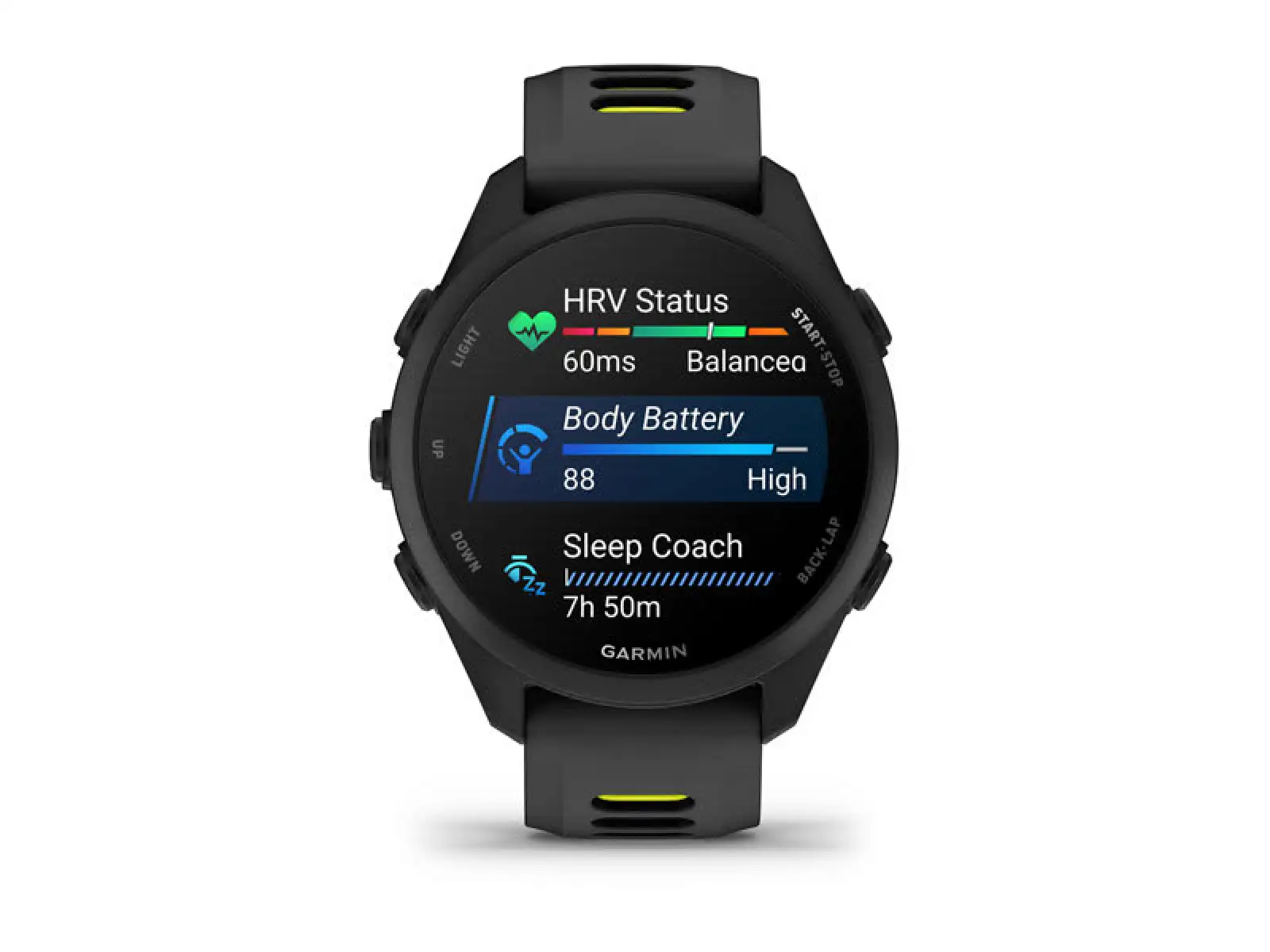 Garmin Forerunner 170 Music s remienkom Black/Amp Yellow