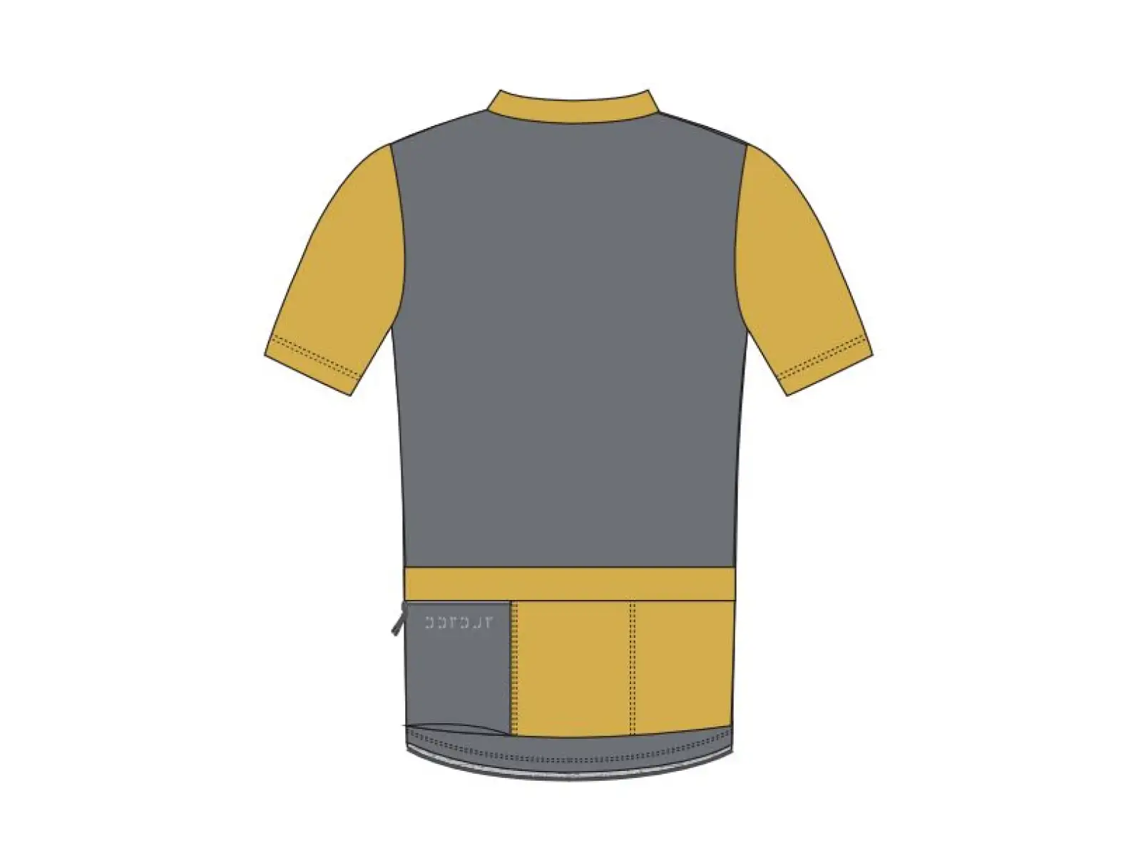 Dotout Stone Pánske tričko s krátkym rukávom Ocra Yellow