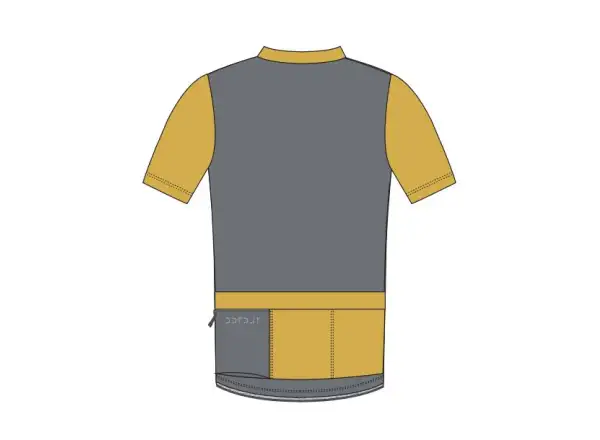Dotout Stone Pánske tričko s krátkym rukávom Ocra Yellow