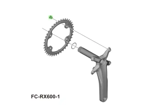Shimano sada skrutiek pre prevodník kľúk FC-RX600