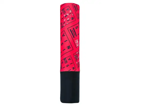 Silvini Floriano UA1524 zateplená fleecová šatka red/black