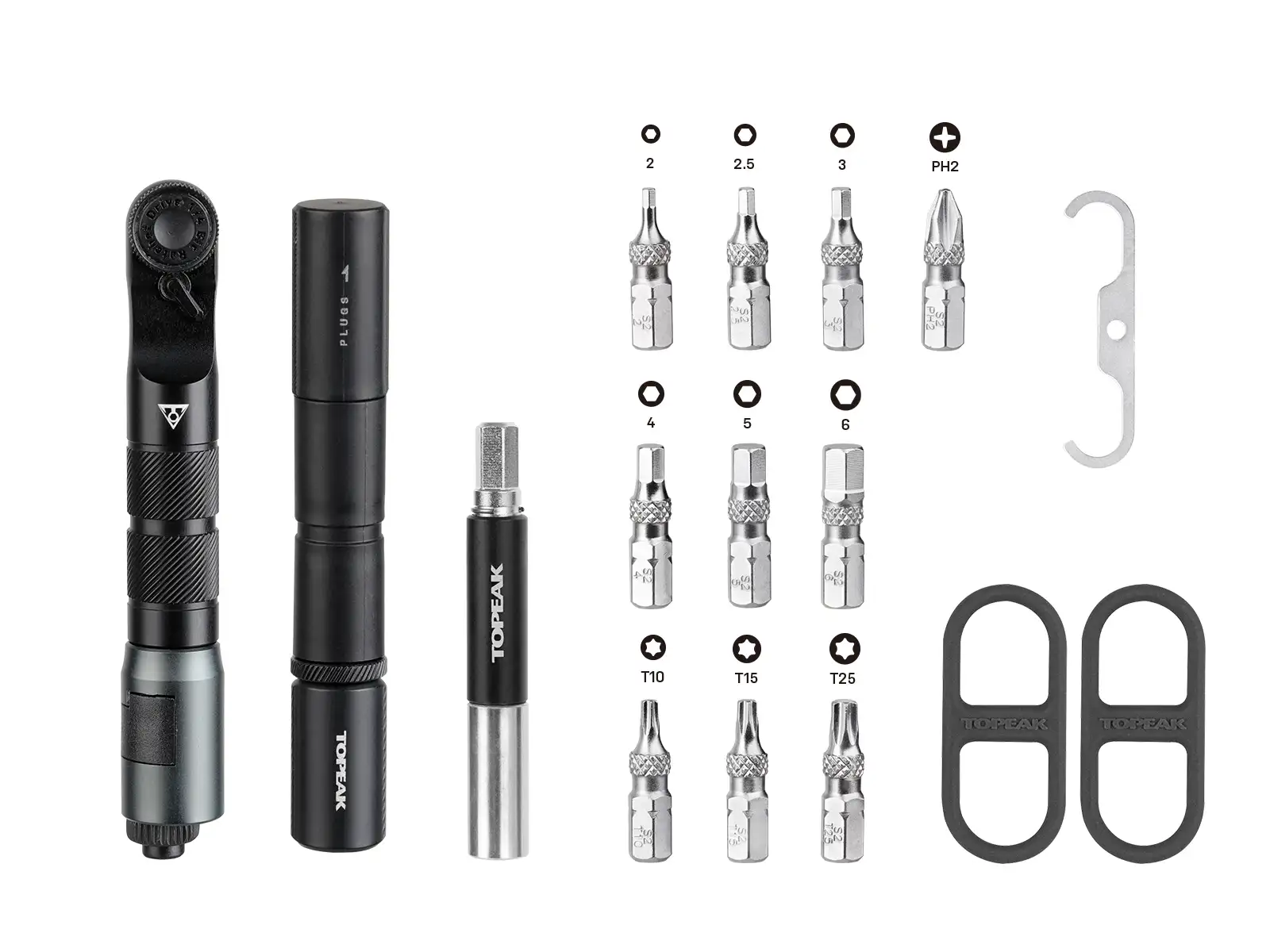 Súprava náradia Topeak Ratchet'n Roll Pro s račňou 17 funkcií čierna
