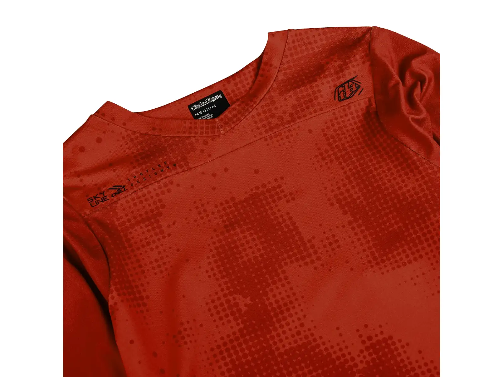 Troy Lee Designs Skyline Chill pánsky dres dlhý rukáv Scattered Fire Orange