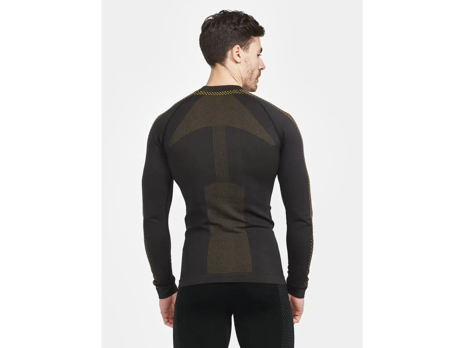 Craft ADV Warm Intensity pánske tričko dlhý rukáv sivá