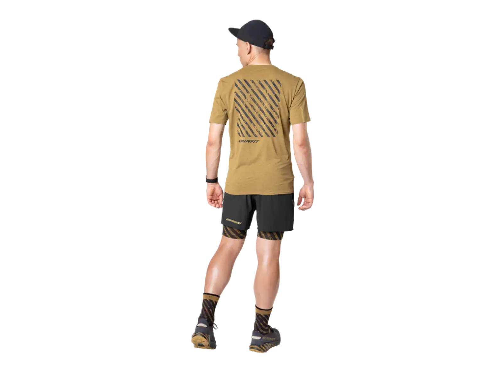 Dynafit Trail 2 v 1 pánske bežecké kraťasy Black Out