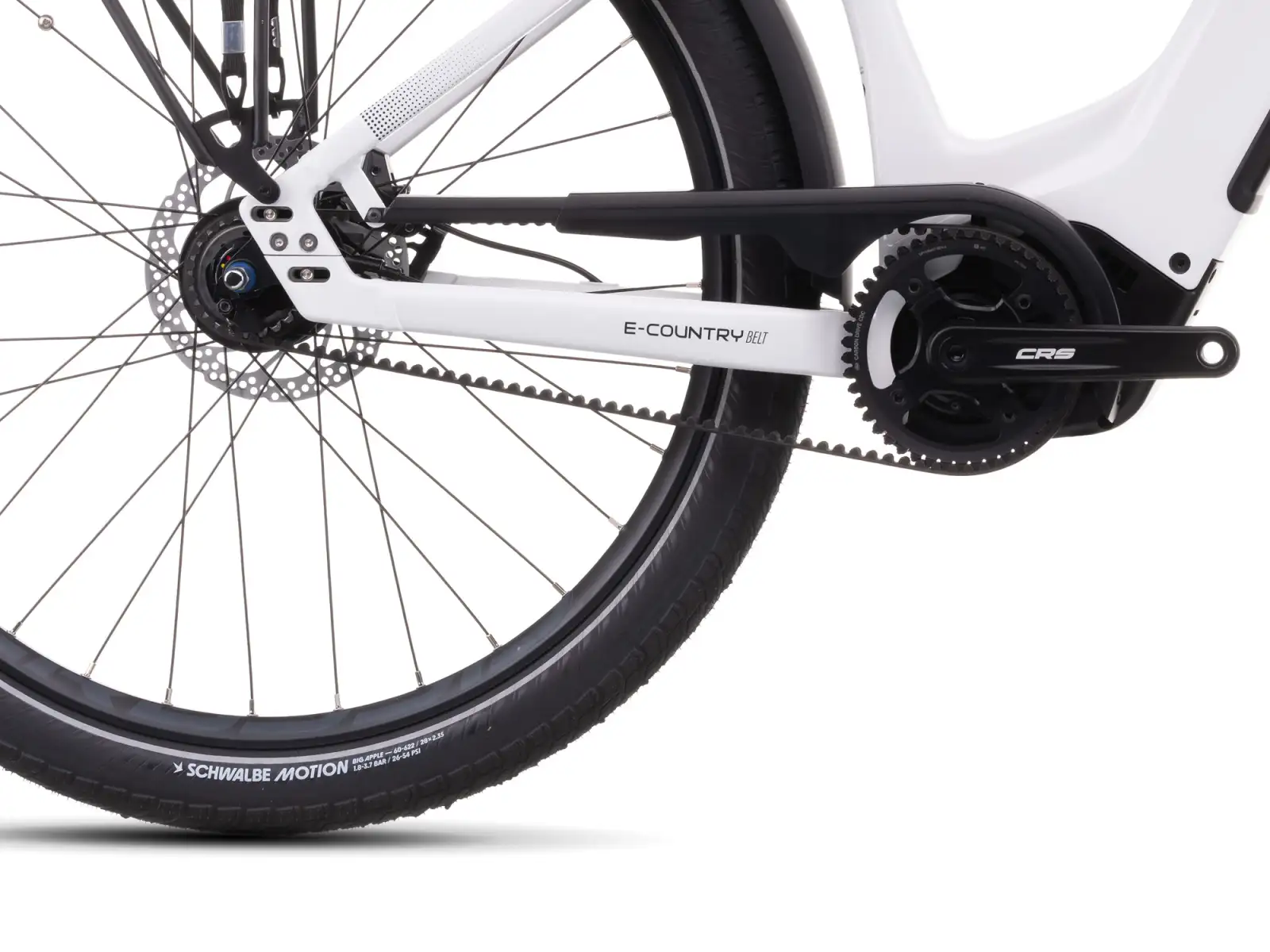 Crussis e-Country BELT 7.11 715Wh nízký nástup elektrobicykel