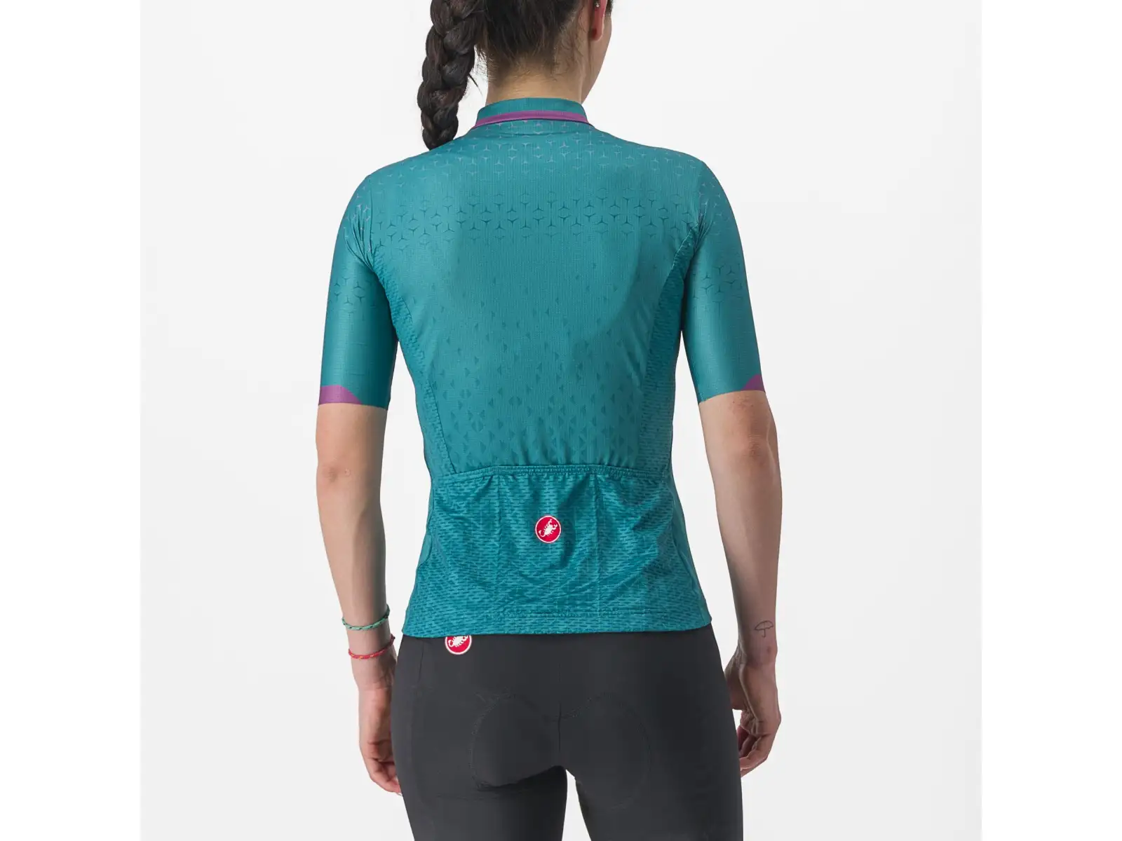 Castelli Pezzi dámsky dres krátky rukáv Quetzal Green