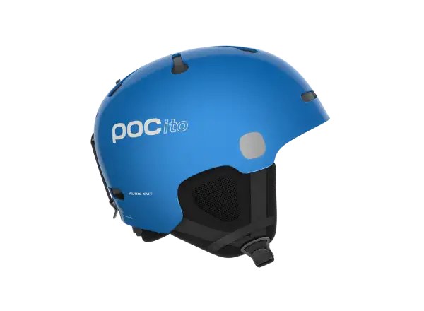 POC POCito Auric Cut MIPS detská lyžiarska prilba Fluorescent Blue